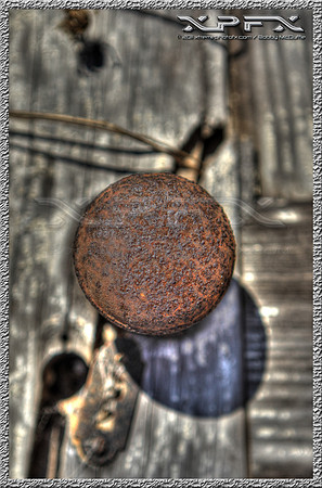 Rusty door knob
