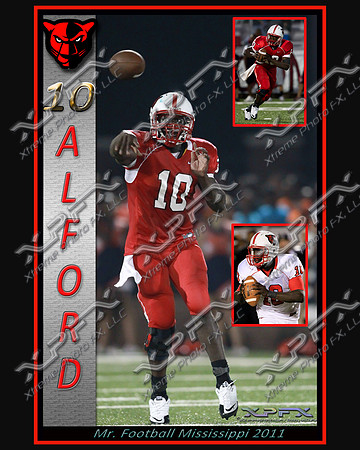 Alford Mr Football Print 16x20